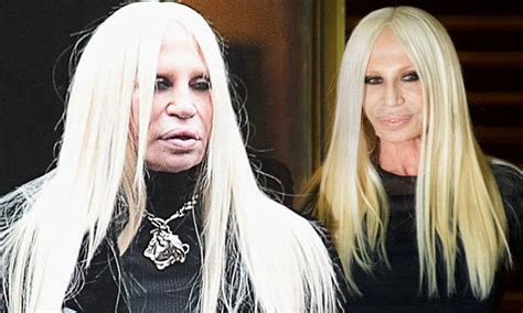 donatella versace first designs|donatella versace without makeup.